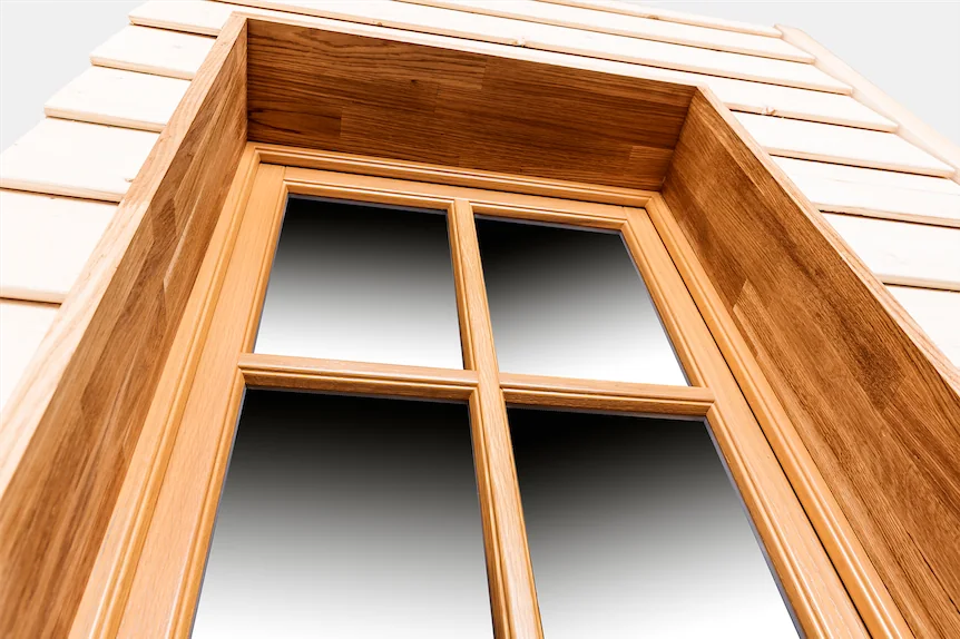 Holzfenster Ideal 68 mit schlankem Flügelprofil